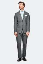 Grey Pinstripe Suit Classic Italian Tailoring