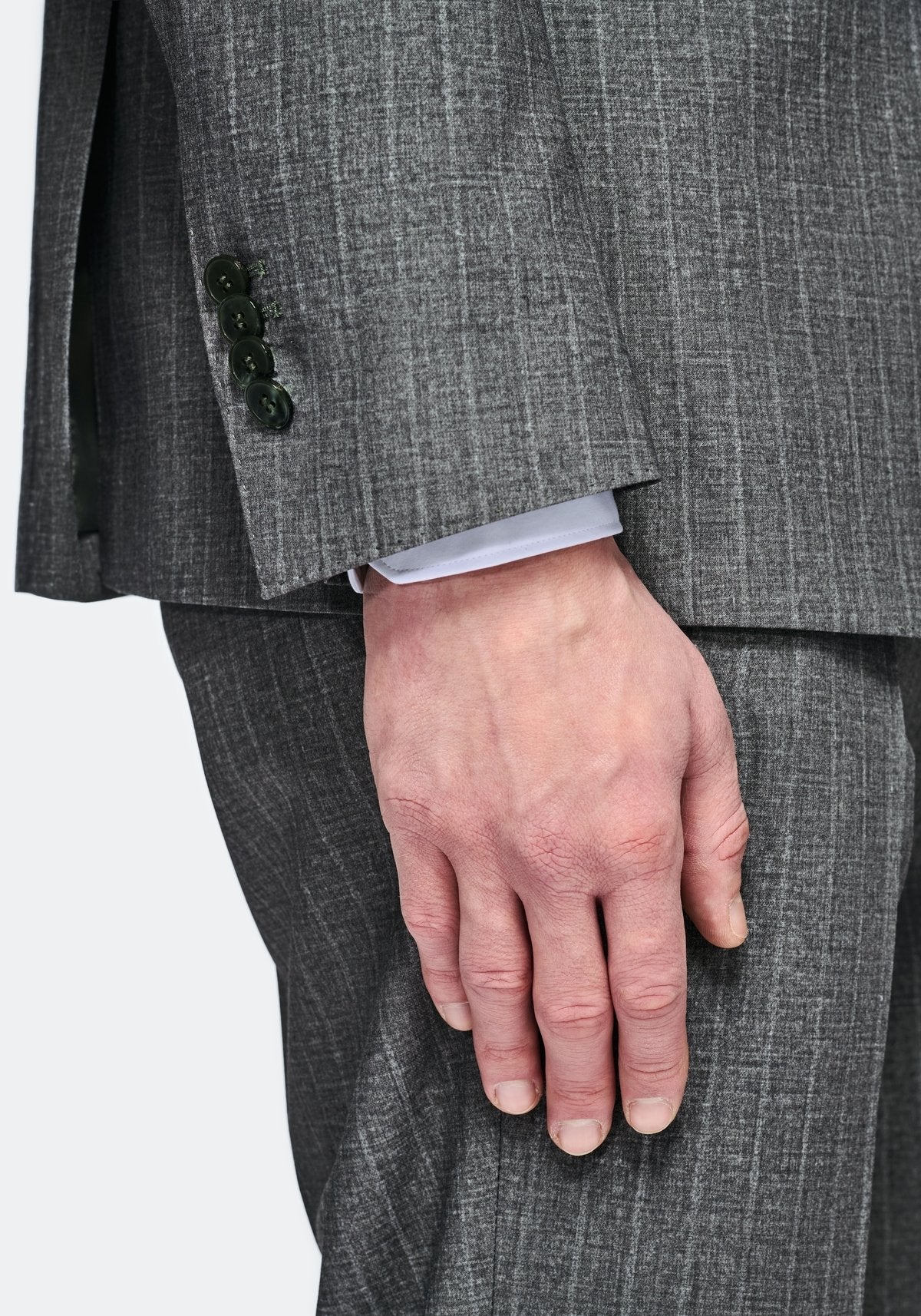 Grey Pinstripe Suit Classic Italian Tailoring
