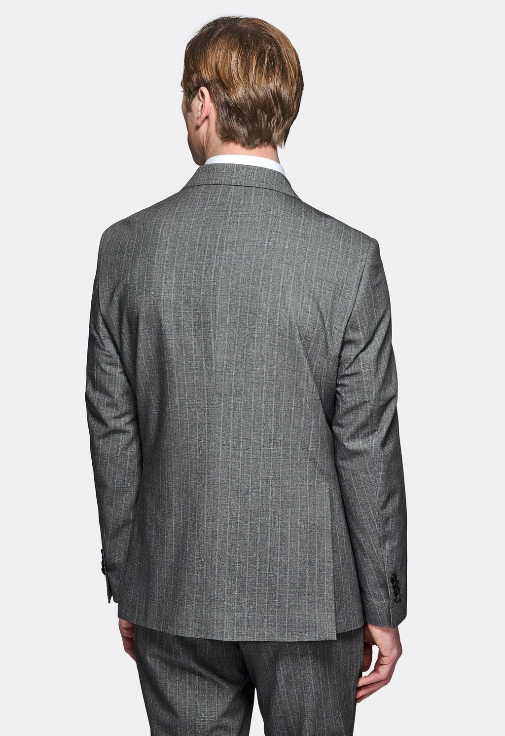Grey Pinstripe Suit Classic Italian Tailoring