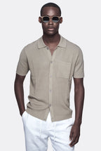 Polo camicia mezza manica 100% cotone-0
