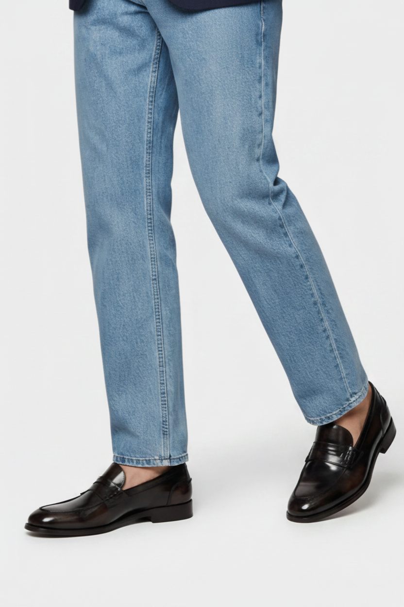 Brown Penny Loafer Same Pose